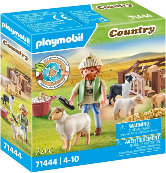Игровой набор Playmobil Молодой пастушка с овцами