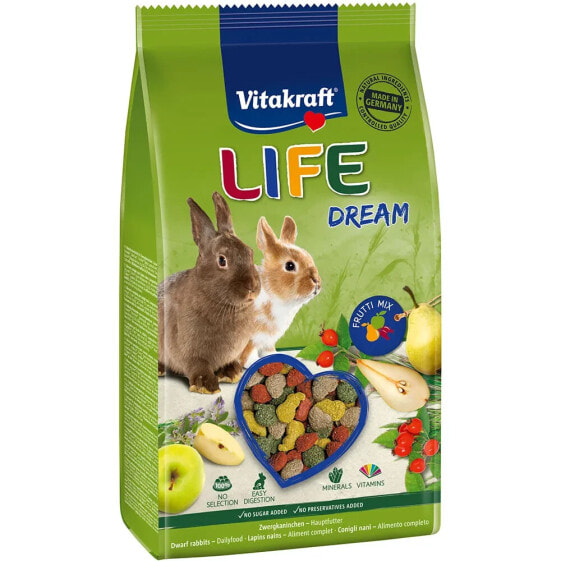 VITAKRAFT Menu Life Dream 600gr rabbit food 5 units