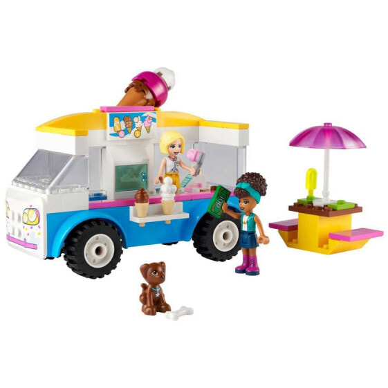 Детям > LEGO Friends > 41715 Ice Cream Truck, конструктор с собакой, машиной и мини-куклами Dash и Andrea, 4+