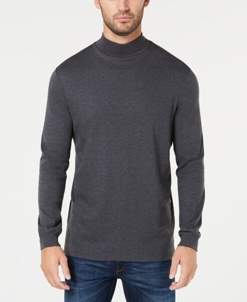 Men's Solid Turtleneck Shirt, Created for Macy's