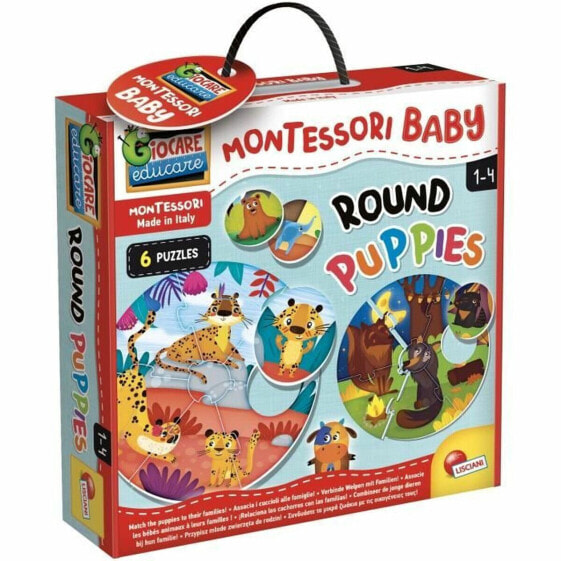 Образовательный набор Lisciani Giochi Montessori Baby Round Puppies (FR)