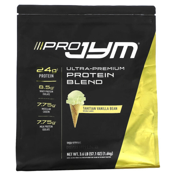 Протеиновая смесь JYM Supplement Science Pro JYM, ультра-премиум ваниль Таити, 3.6 фунта (1.6 кг)
