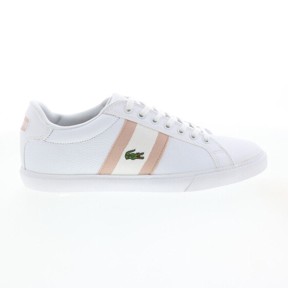 Lacoste Grad Vulc 120 1 P Womens White Leather Lifestyle Sneakers Shoes 10