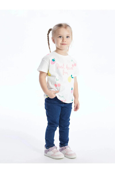 LCW ECO Basic Kız Bebek Jean Pantolon