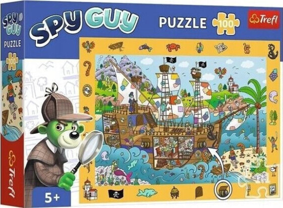 Trefl PUZZLE 100 Obserwacyjne SpyGuy-StatekPiracki 15594