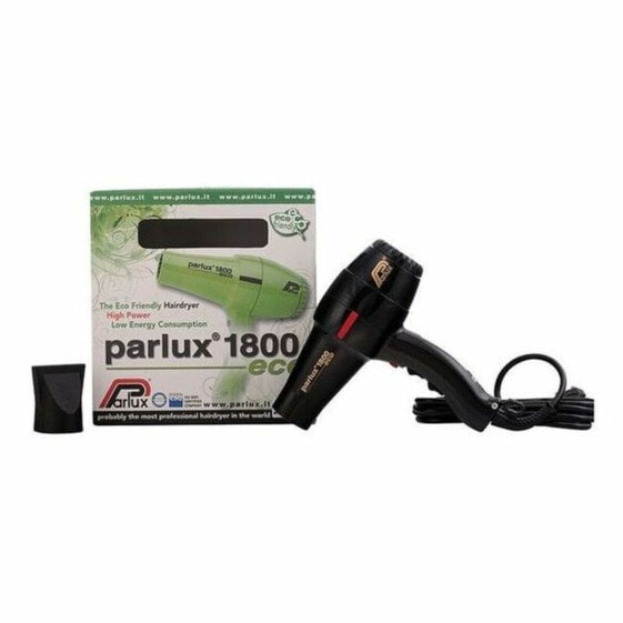 Чёрный фен для волос Parlux Hair Dryer 1800 Eco Edition