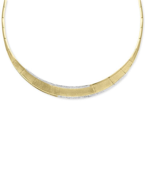 EFFY® Diamond Border 16" Collar Necklace (9/10 ct. t.w.) in 14k Gold