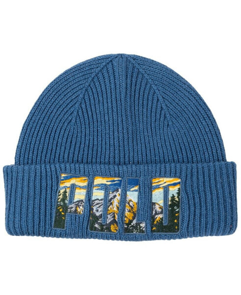 Men's Scenic Polo Embroidered Beanie