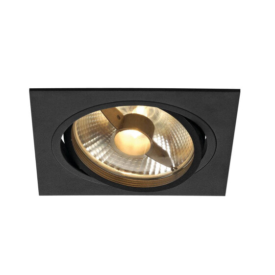 SLV 113830 - Recessed lighting spot - GU10 - 1 bulb(s) - LED - 230 V - Black