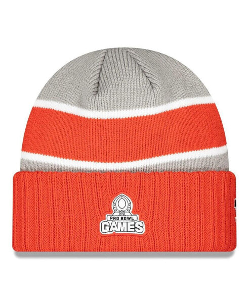 Men's Gray Cincinnati Bengals 2024 NFL Pro Bowl Cuffed Knit Hat