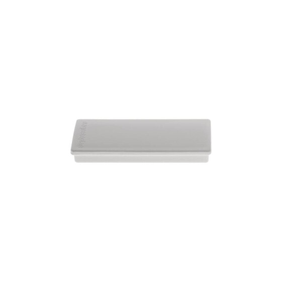 Magnetoplan Rechteckmagnet B55xT22xS8mm grau , VE: 10