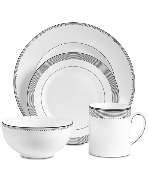 Dinnerware, Grosgrain 4-Pc. Place Setting