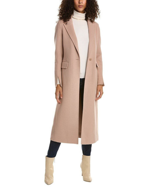 Пальто из шерсти Ted Baker Serinn в розовом цвете 6
