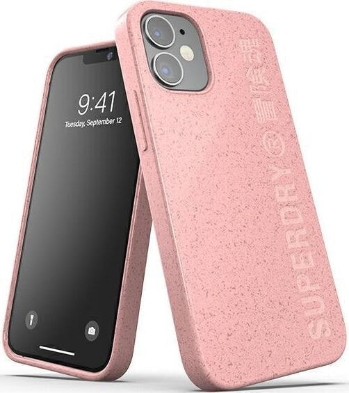 Dr Nona SuperDry Snap iPhone 12 mini Compostable Case różowy/pink 42620