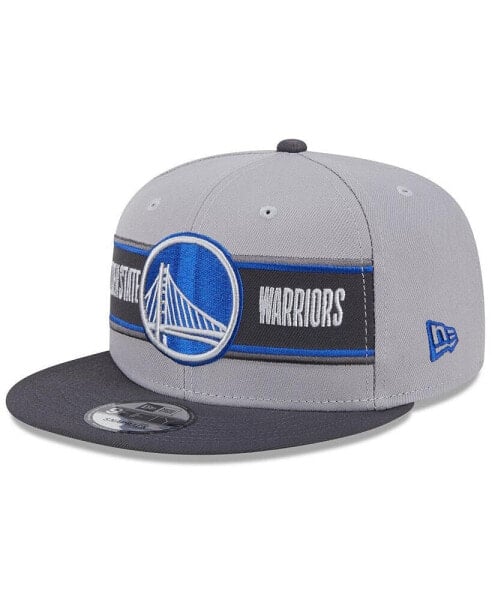 Men's Gray/Charcoal Golden State Warriors 2024 NBA Draft 9FIFTY Snapback Hat