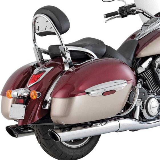 VANCE + HINES Twin Slash Round Kawasaki VN 1700 Vulcan Voyager 09-12 Ref:18371 not homologated muffler