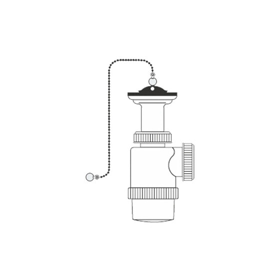 Washbasin Siphon Mirtak v70 PVC