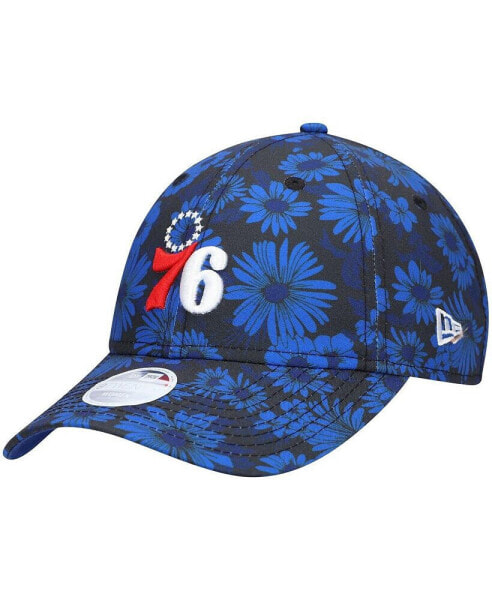 Women's Royal Philadelphia 76ers Blossom 2.0 9TWENTY Adjustable Hat