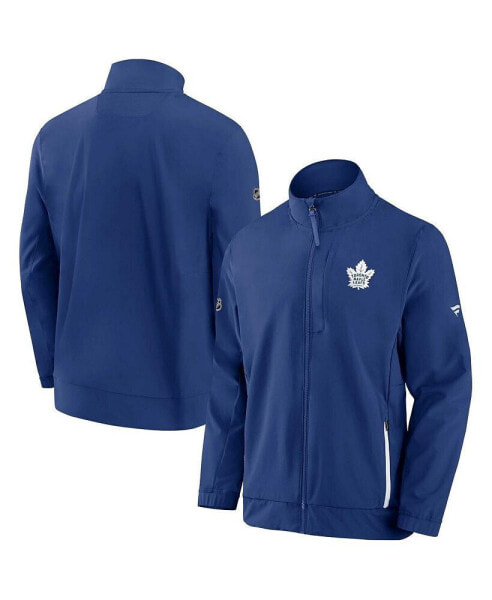 Men's Blue Toronto Maple Leafs Authentic Pro Rink Coaches Full-Zip Jacket