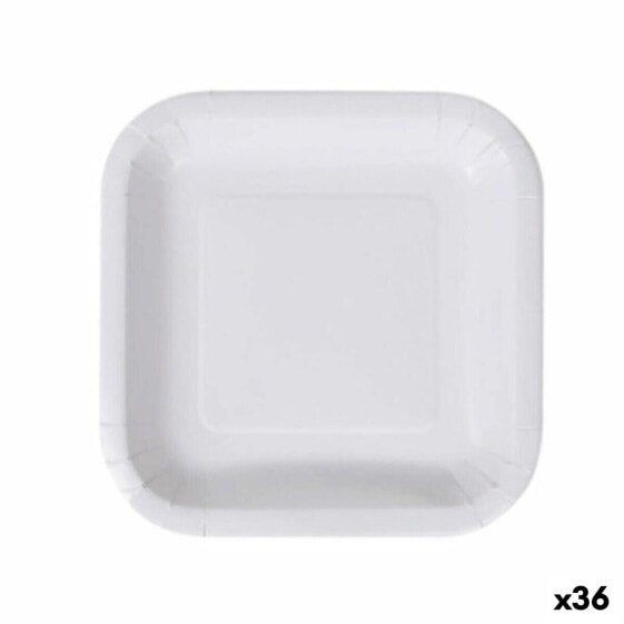 Набор посуды одноразовая Algon белый картон 23 см (36 штук)
