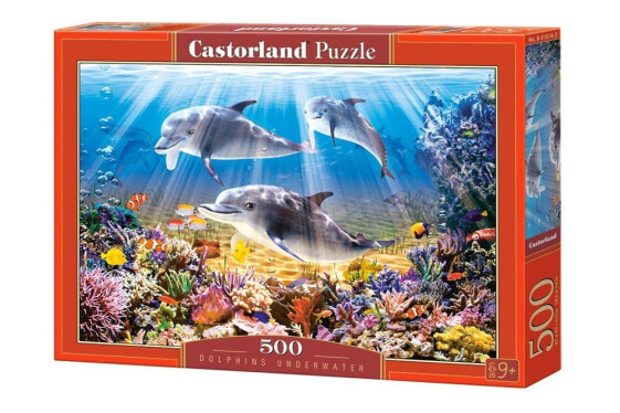 Пазл Castorland Дельфины под водой 500 элементов (52547)
