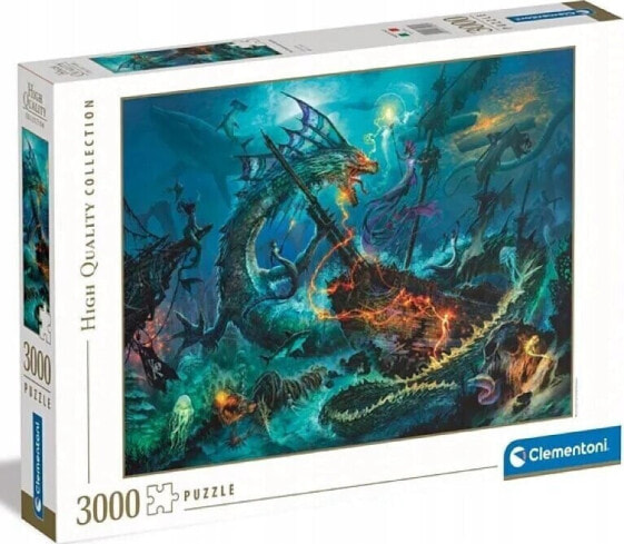 Clementoni Puzzle 3000 elementów High Quality The Underwater Battle