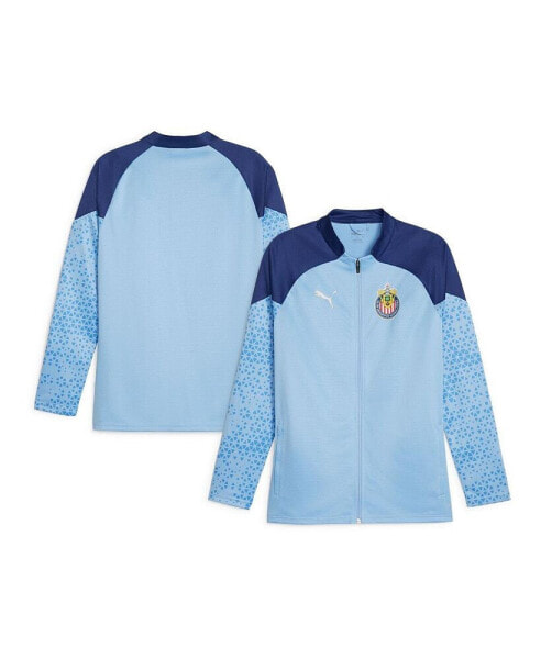 Men's Light Blue Chivas 2023/24 Full-Zip Training Top