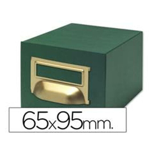 Refillable storage binder Liderpapel TV06 Green Fabric