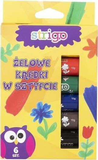 Strigo Kredki żelowe 6szt STRIGO