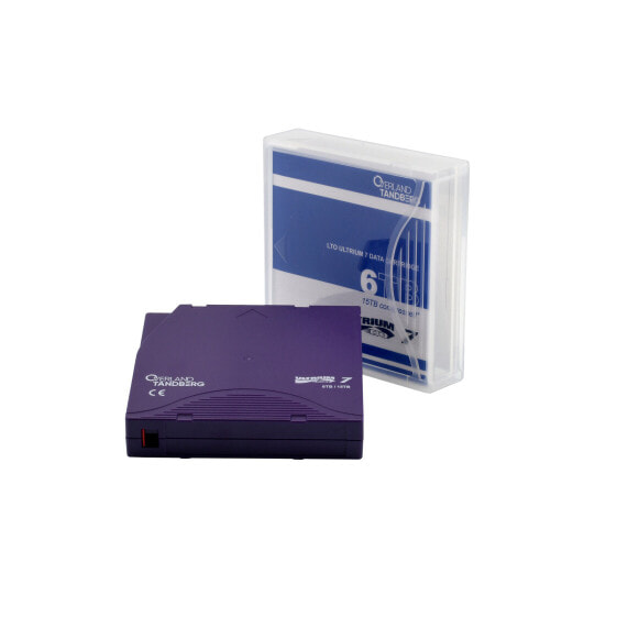 Overland-Tandberg LTO-7 Data Cartridge - 6TB/15TB - barcode labeled - 5-pack - Blank data tape - LTO - 6000 GB - 15000 GB - 30 year(s) - 10 - 45 °C