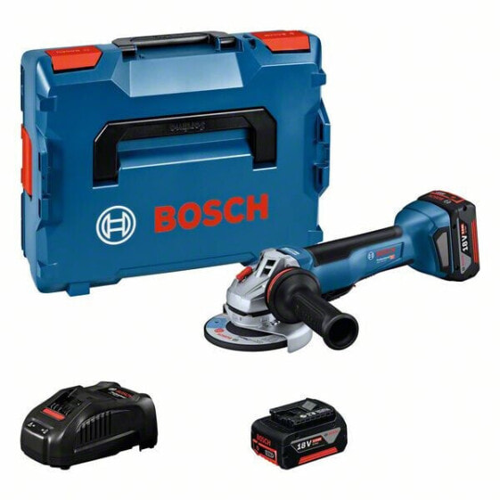 Bosch Akku-Winkelschleifer GWS 18V-10 P, 2x 5,0 Ah + Ladegerät in L-BOXX 136