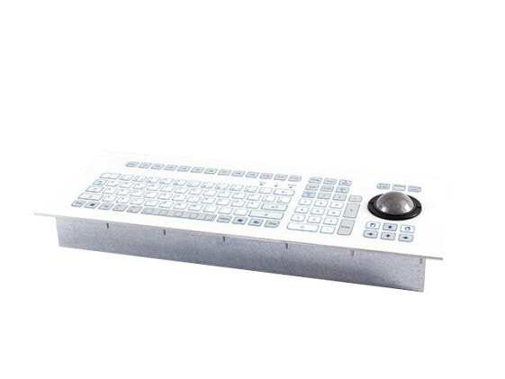 GETT KS18371 - Full-size (100%) - Wired - USB - QWERTZ - White