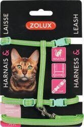 Шлейка для кошек Zolux Zestaw spacerowy зеленый