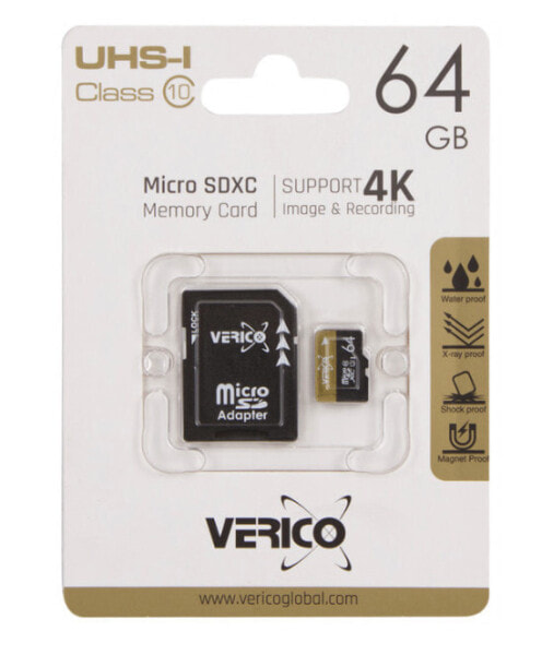 Verico MicroSDXC 64GB - 64 GB - MicroSDXC - Class 10 - UHS-I