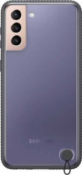 Чехол для Samsung Galaxy S21+ чёрный Samsung Etui Clear Protective Cover (EF-GG996CBEGWW)