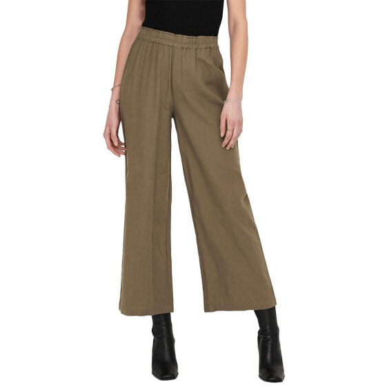 ONLY Tokyo Linen Blend ST high waist pants