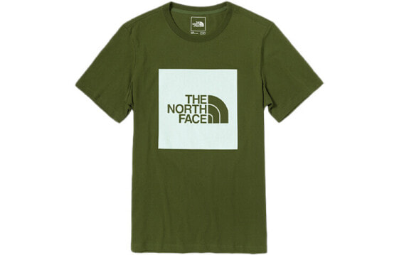 THE NORTH FACE 北面户外休闲情侣款短袖T恤 绿色 / Футболка THE NORTH FACE T 5B3E-37X