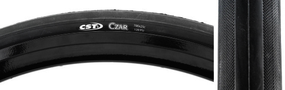 CST Premium Tire Czar 700X25 Black/Black 120Lb