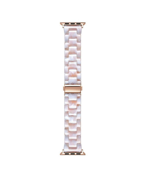 Claire Blush Tortoise Resin Link Band for Apple Watch, 42mm-44mm