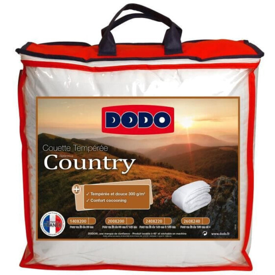 DODO Country Gehrtete Bettdecke - 220 x 240 cm - Wei
