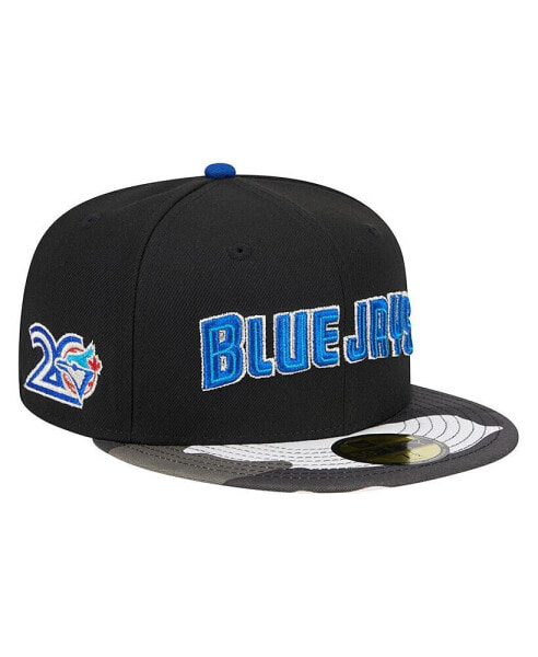 Men's Black Toronto Blue Jays Metallic Camo 59FIFTY Fitted Hat