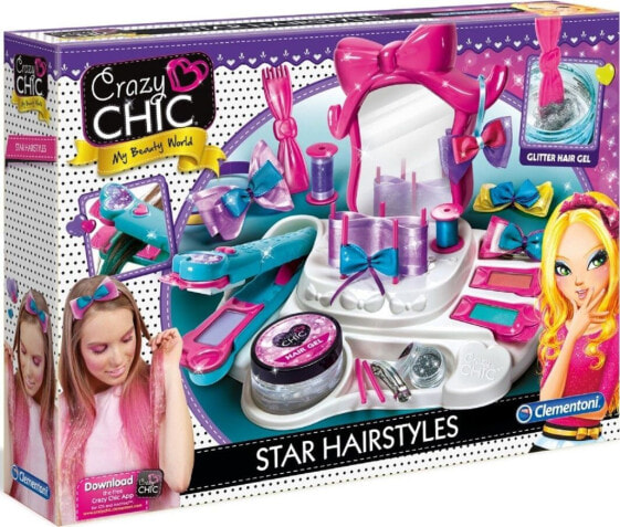 Игровой набор Clementoni Crazy Chic Hair Salon Playset Сумасшедшая Шикарность (Косметический салон)
