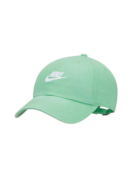 Nike Logo Swoosh Hat Cap Seafoam Strapback Lightweight Unisex Heritage86 nwt