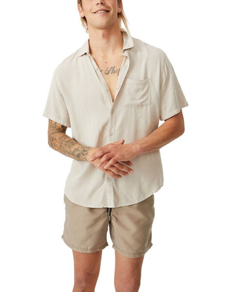 Men's Cuban Short Sleeve Shirt