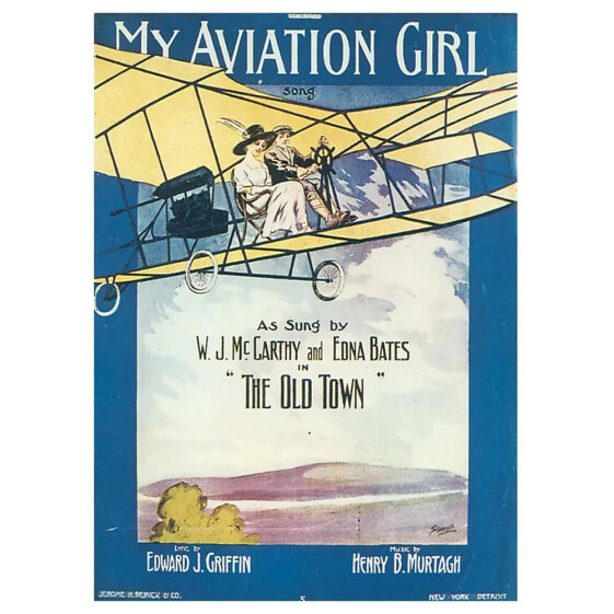 Leinwandbild My Aviation Girl