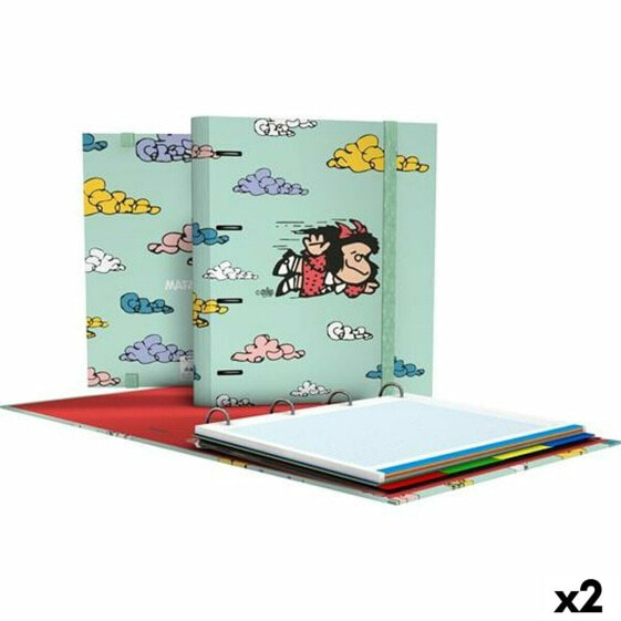 Папка-регистратор Mafalda Carpebook Зеленый A4 (2 штук)