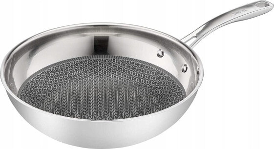 Patelnia Tefal Tefal wok pan Eternal Mesh 28cm Inox/black