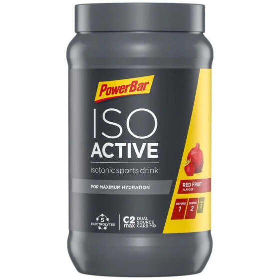 Спортивный напиток изотонический Powerbar ISOACTIVE 600 г Красные фрукты порошок