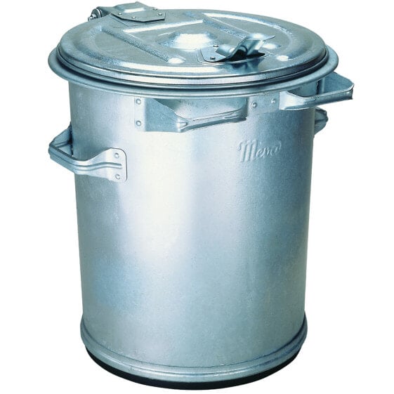 Metal container RETRO pail for hot ash made of galvanized sheet metal 70L