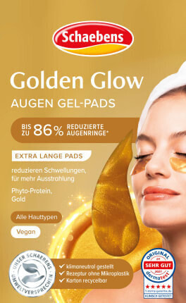 Augenpads Golden Glow (1 Paar), 2 St